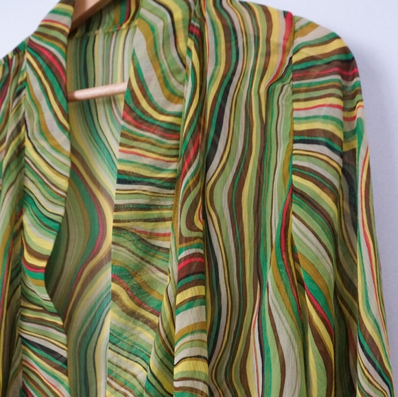 Green Retro Kimono - Picture 3 of 5